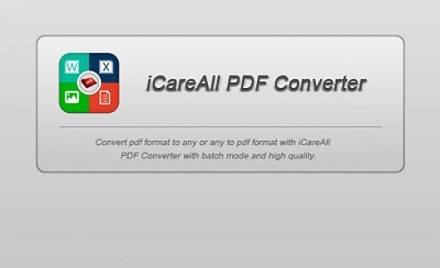 iCareAll PDF Converter v2.2 - Eng