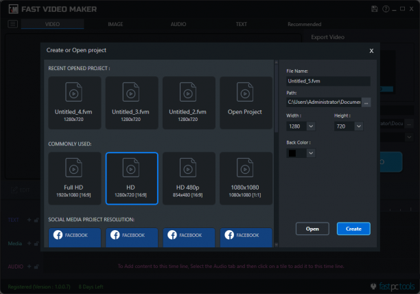 Fast Video Maker screen.png