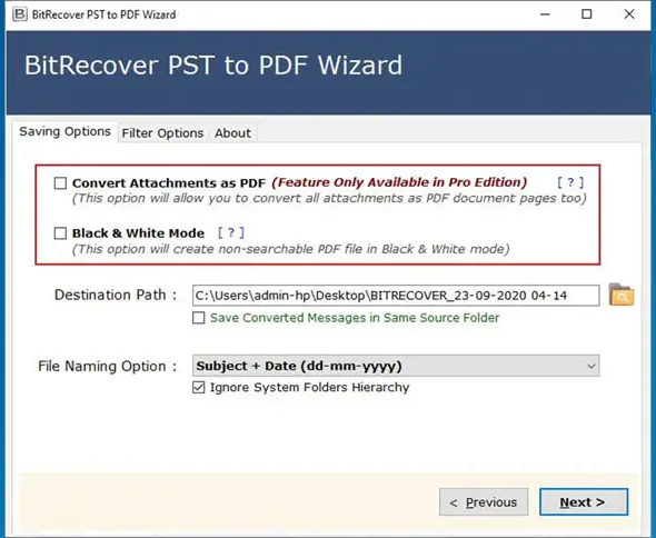 BitRecover PST to PDF Wizard sc.png