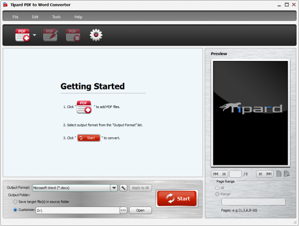 Tipard PDF to Word Converter screen.png