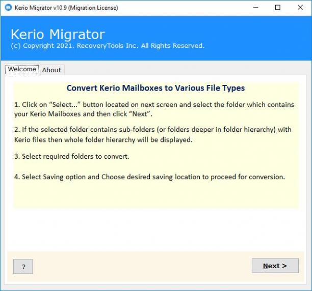 RecoveryTools Kerio Migrator screen.jpg