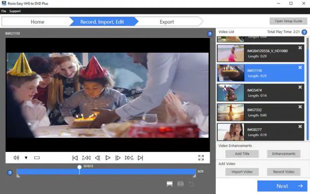 Roxio Easy VHS to DVD Plus screen.png