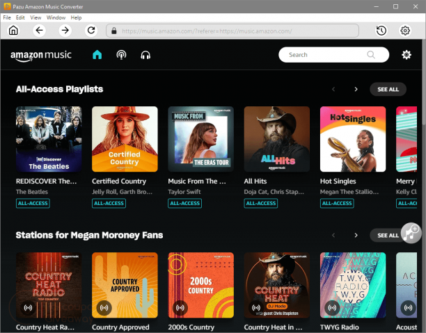 Pazu Amazon Music Converter sc.png