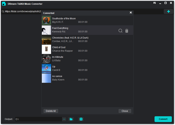 DRmare Tidal Music Converter sc.png