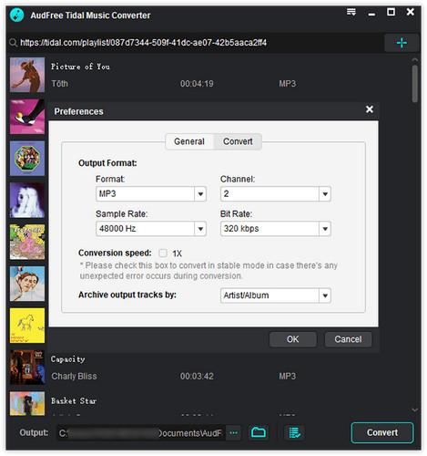 AudFree Tidal Music Converter sc.jpg