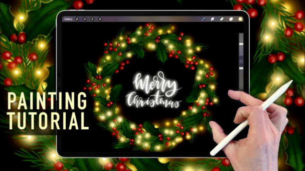 Paint A Christmas Illustration from Imagination in procreate.png