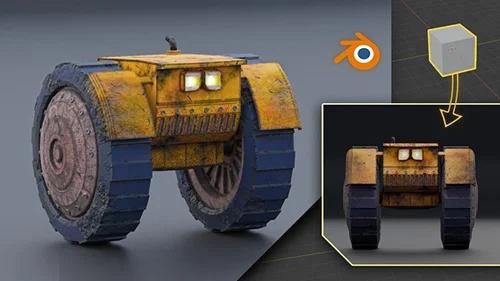 Creation of a realistic Robot on your first day in Blender.jpg