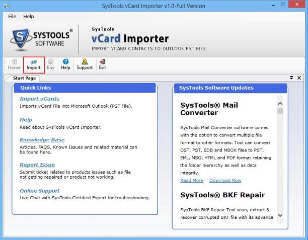 SysTools vCard Importer sc.jpg