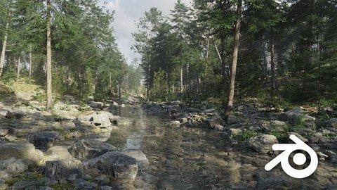 Creating A Fir And Pine Forest In Blender.jpg