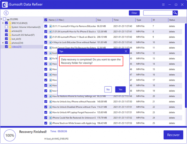 iSumsoft Data Refixer screen.png