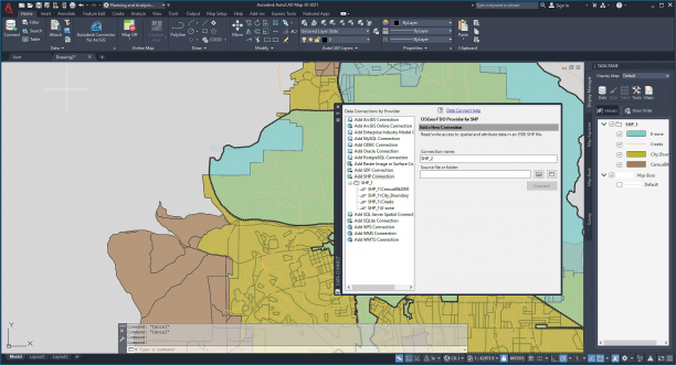 Autodesk AutoCAD Map 3D screen.png