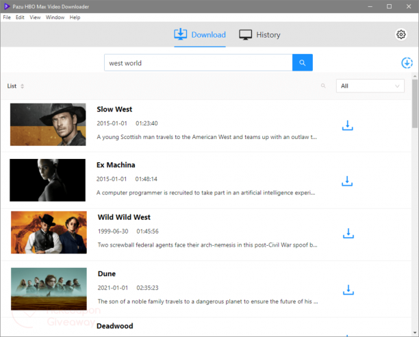 Pazu HBO Max Video Downloader sc.png