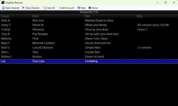 SingNext Receiver sc.png