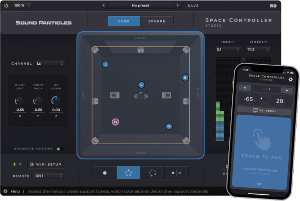 Sound Particles Space Controller Studio Version sc.png