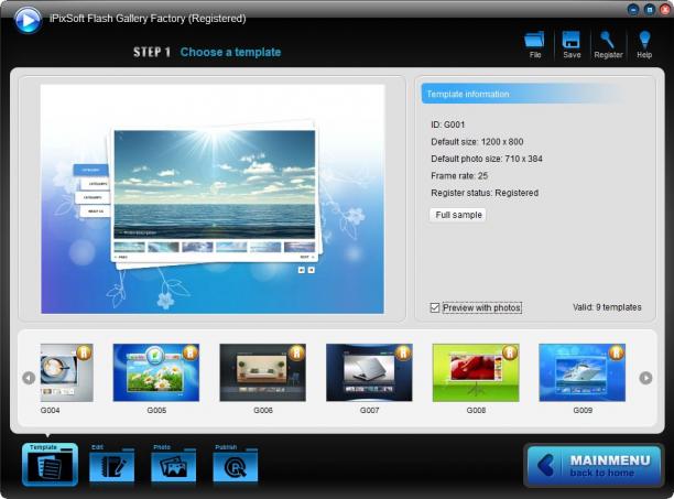 iPixSoft Flash Gallery Factory screen.jpg
