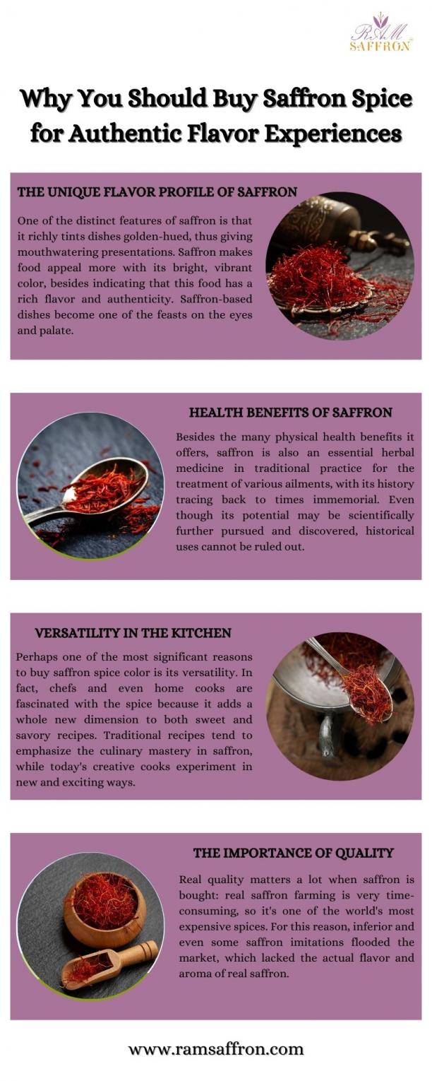 Why You Should Buy Saffron Spice for Authentic Flavor Experiences