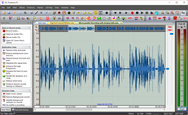 Diamond Cut Forensics10 Audio Laboratory screen.png