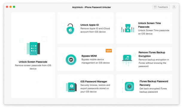AnyUnlock - iPhone Password Unlocker scren.png