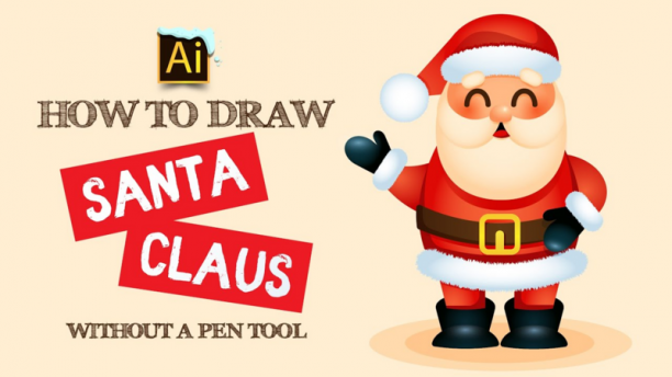 Creating Santa Claus Character in Adobe Illustrator.png
