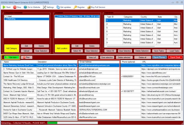 Google Bing Search Extractor Pro sc.png