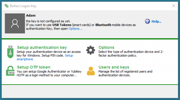 Rohos Logon Key screen.png
