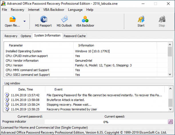 Elcomsoft Advanced Office Password Recovery Forensics screen.png