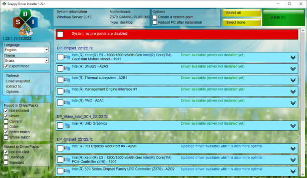 Snappy Driver Installer screen.PNG