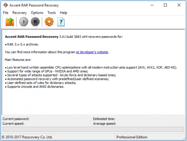 Accent RAR Password Recovery sc.png