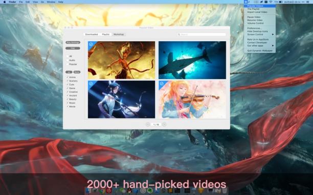 Dynamic Wallpaper Enginer macos sc.jpg
