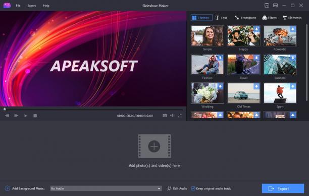 Apeaksoft Slideshow Maker screen.jpg