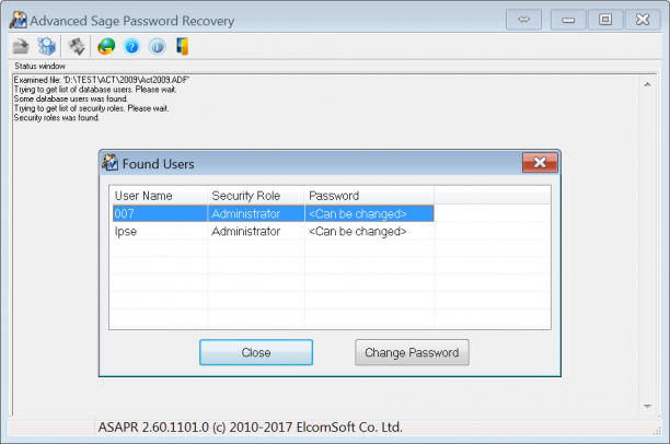 ElcomSoft Advanced Sage Password Recovery sc.png