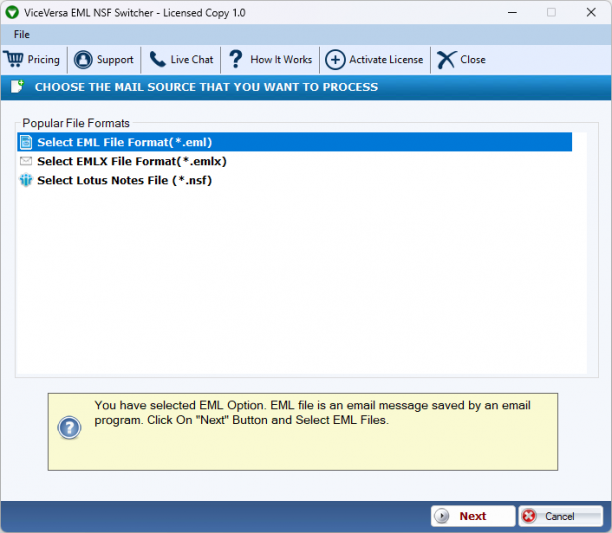 ViceVersa NSF to EML Switcher sc.png