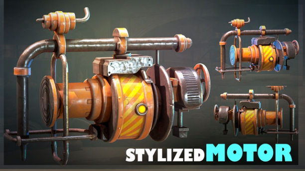 Old Engine Creation in Blender Substance Painter.png