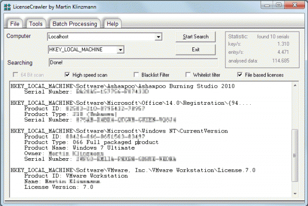LicenseCrawler screen.gif