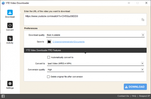 YTD Video Downloader Pro screen.PNG