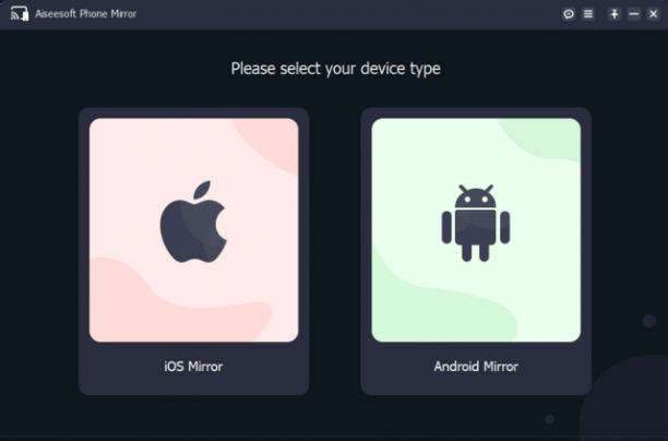 Aiseesoft Phone Mirror screen.png