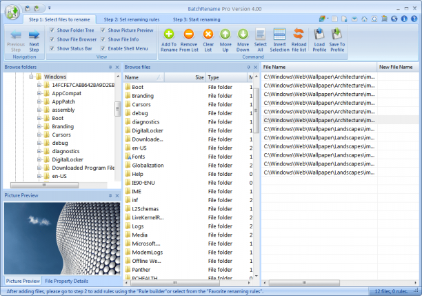 BatchRename Pro screen.png