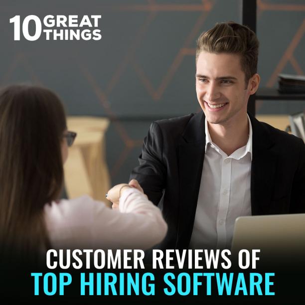 Customer reviews for top hiring software