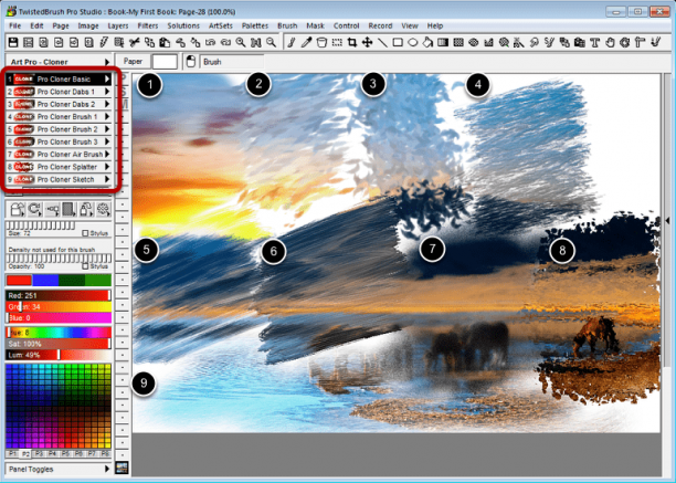 Pixarra TwistedBrush Paint Studio screen.png