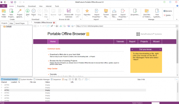 MetaProducts Portable Offline Browser 8 sc.PNG