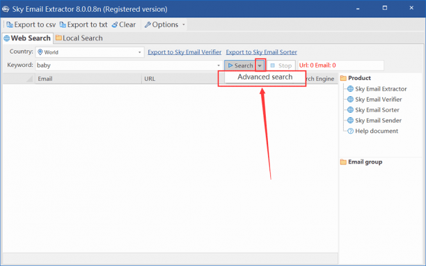 Sky Email Extractor sc.png