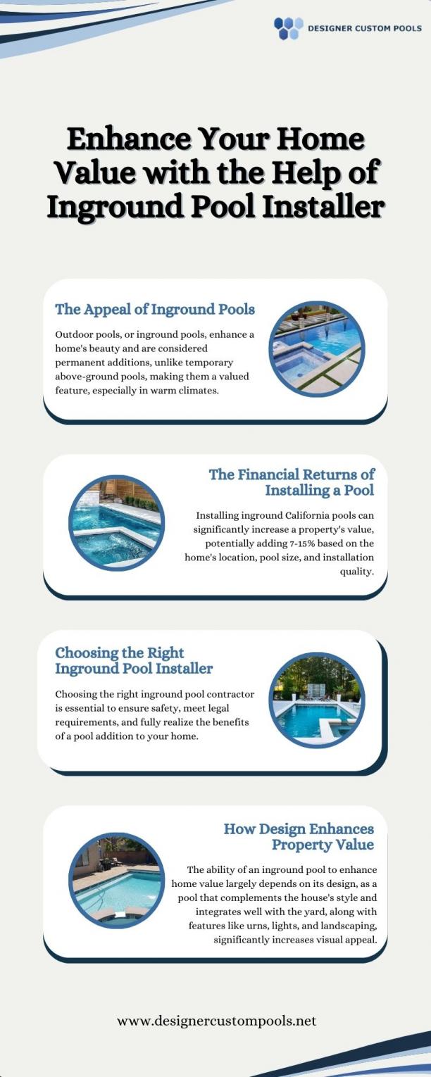 Enhance Your Home Value with the Help of Inground Pool Installer
