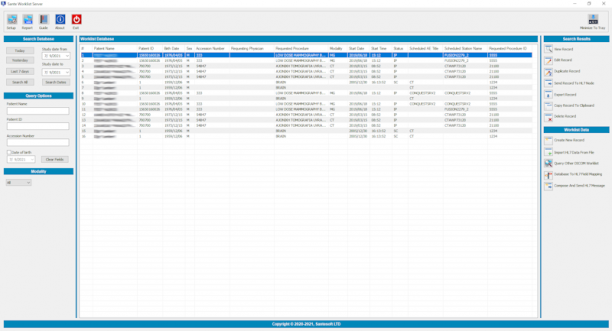Sante DICOM Worklist Server sc.png