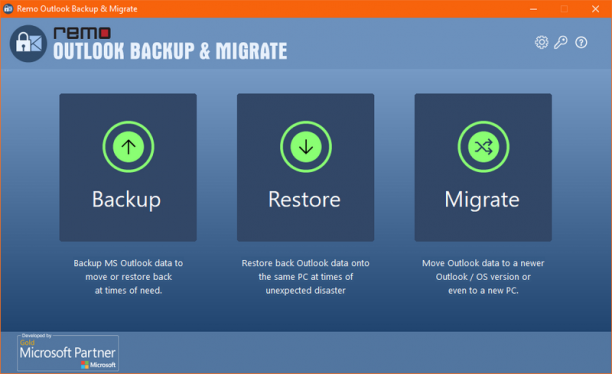 Remo Outlook Backup & Migrate screen.png
