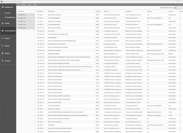 NamicSoft Scan Report Assistant sc.png