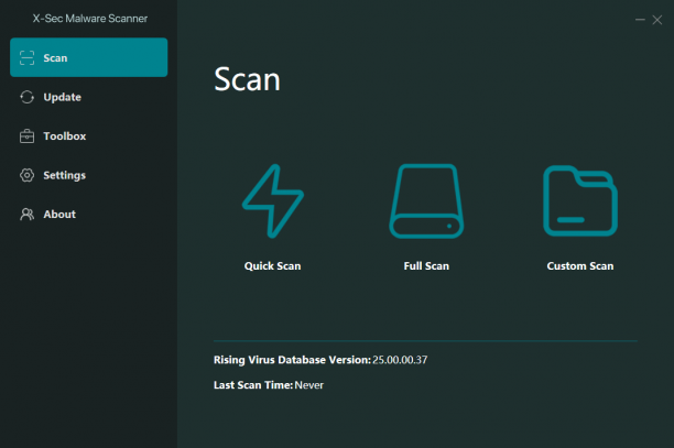 X-Sec Malware Scanner sc.png