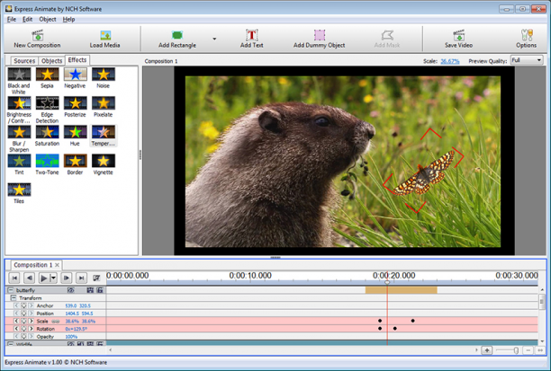 NCH Express Animate screen.png