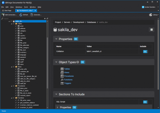 dbForge Documenter for MySQL Professional sc.png