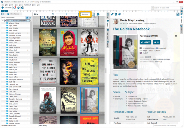 Collectorz.com Book Collector screen.png
