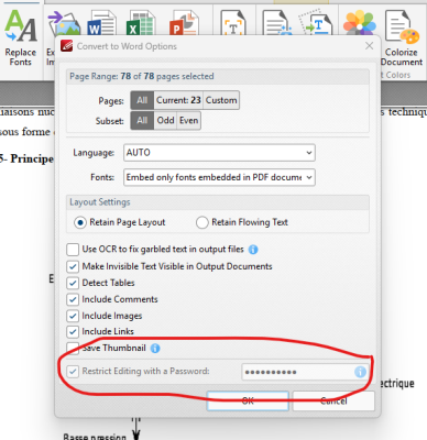 PDF-XChange Editor elimina limita modifica in word con password.png